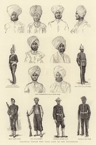Troupes coloniales ayant participé au défilé